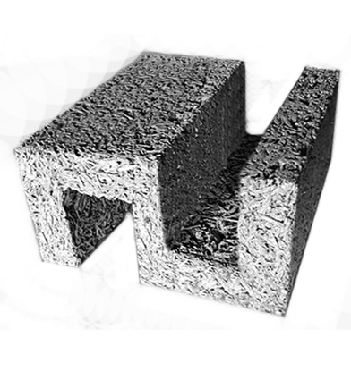 Арбоізоліт для стін у формі S